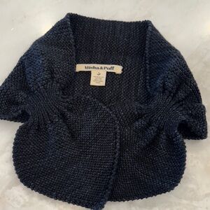 Misha & Puff Women's Black (Carbon) neck scarf